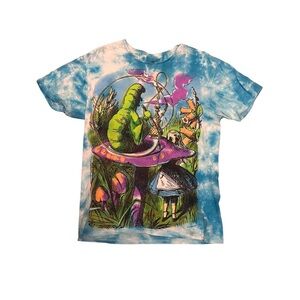 RARE! Liquid Blue Alice in Wonderland Psychedelic Tee